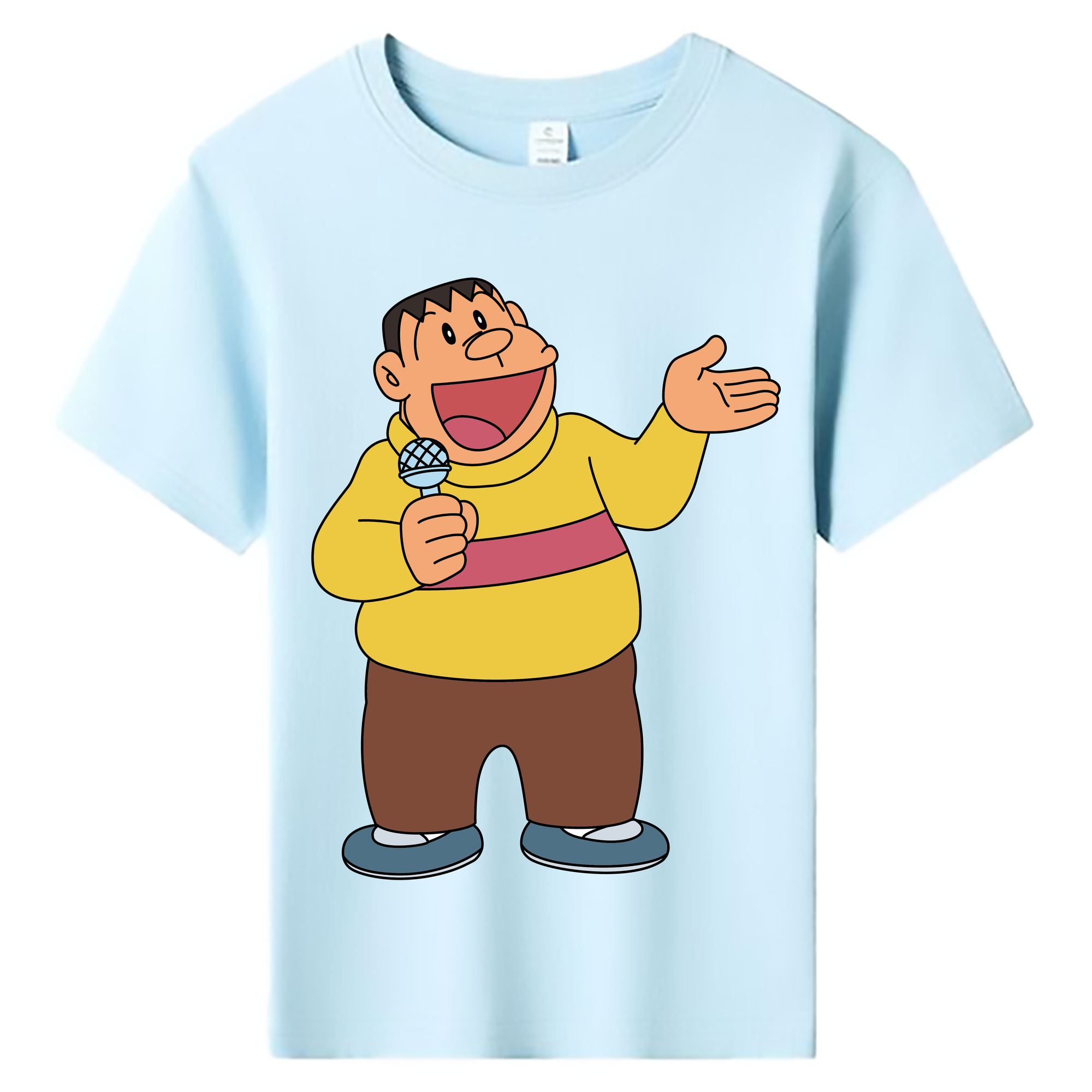 （画像用） ドラえもん 剛田武 Doraemon Gouta Takeshi 綿100％キッズTシャツ（フロントプリント）